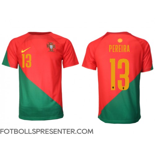 Portugal Danilo Pereira #13 Hemma Matchtröja VM 2022 Kortärmad Portugal Danilo Pereira #13 Hemma Matchtröja VM 2022 Kortärmad